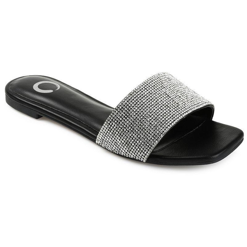Journee Women's Tru Comfort Foam Grayce Sandals, Size: 6, Silver Product Image
