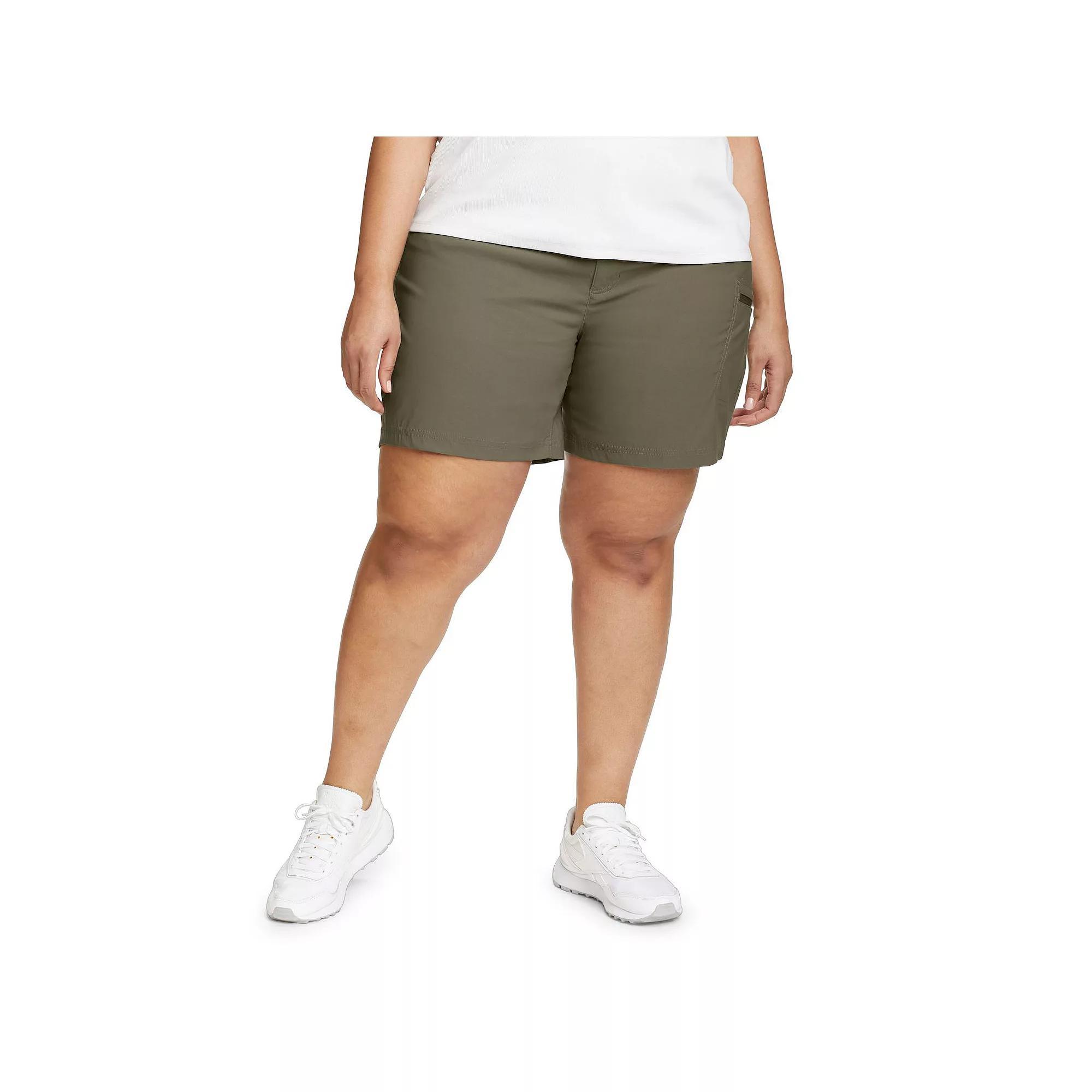 Plus Size Eddie Bauer Rainier Shorts, Women's, Size: 16 W, Sprig Product Image