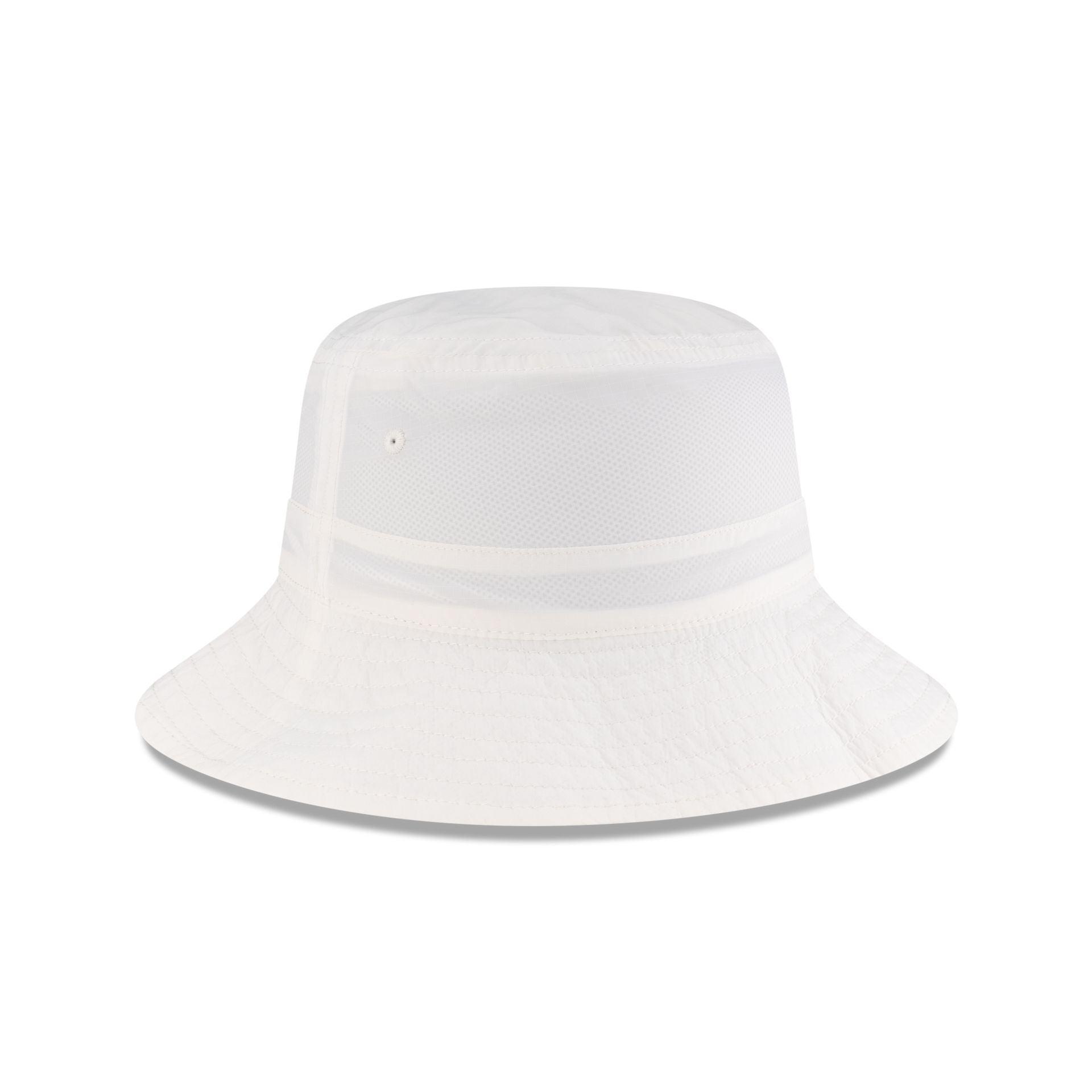 New Era Cap Packable Ripstop White Bucket Hat Male Product Image