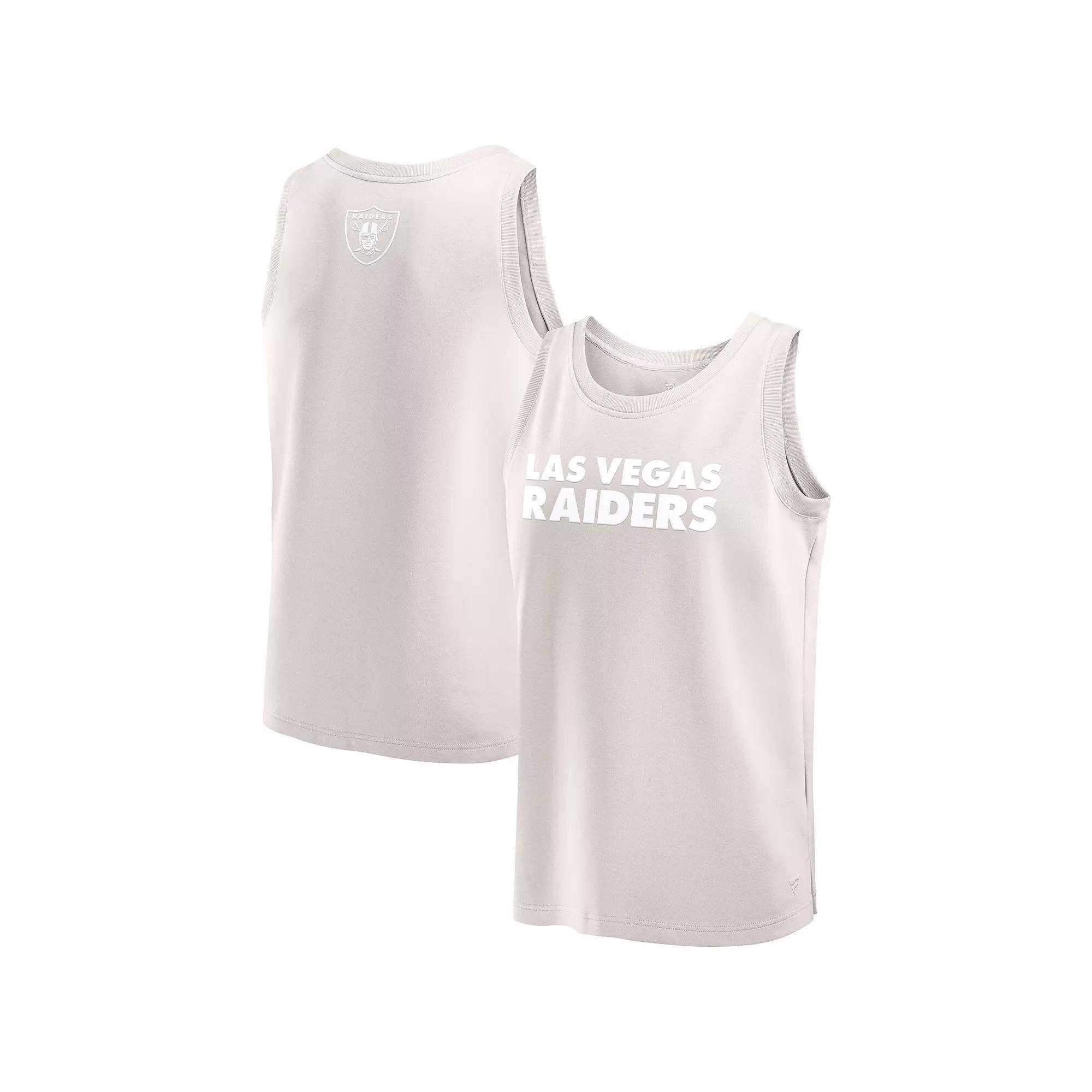 Men's Fanatics Cream Kansas City Chiefs Elements Tank Top, Size: Small, Beige Product Image