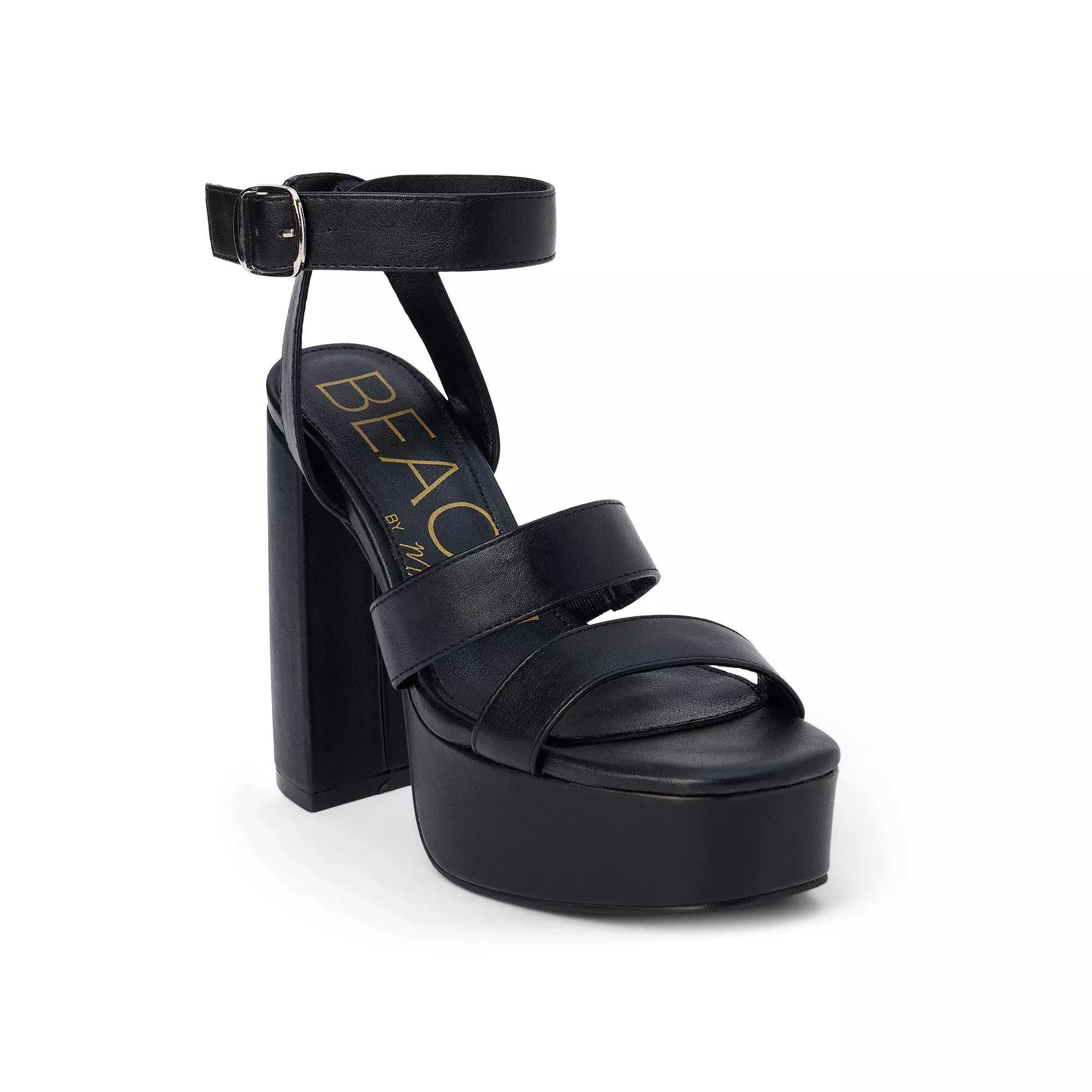 Beach by Matisse Savage Women's Platform Heels, Size: 5, Black Product Image