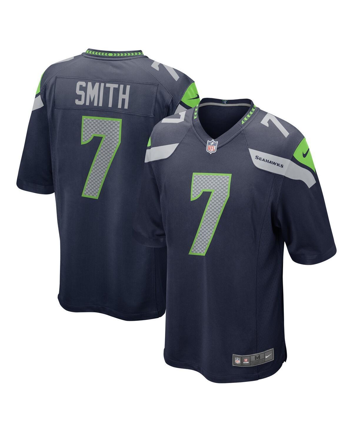 Mens Nike Jaxon Smith-Njigba College Seattle Seahawks 2023 NFL Draft First Round Pick Game Jersey Blue Product Image