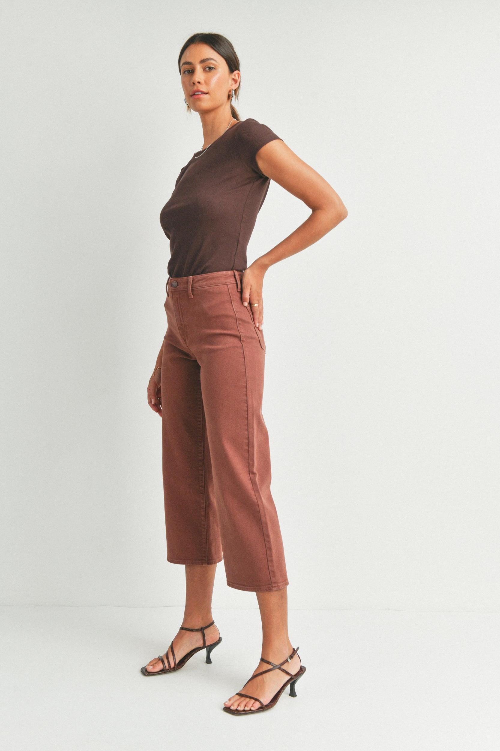 Just Black Denim Trouser Wide Leg Denim Product Image