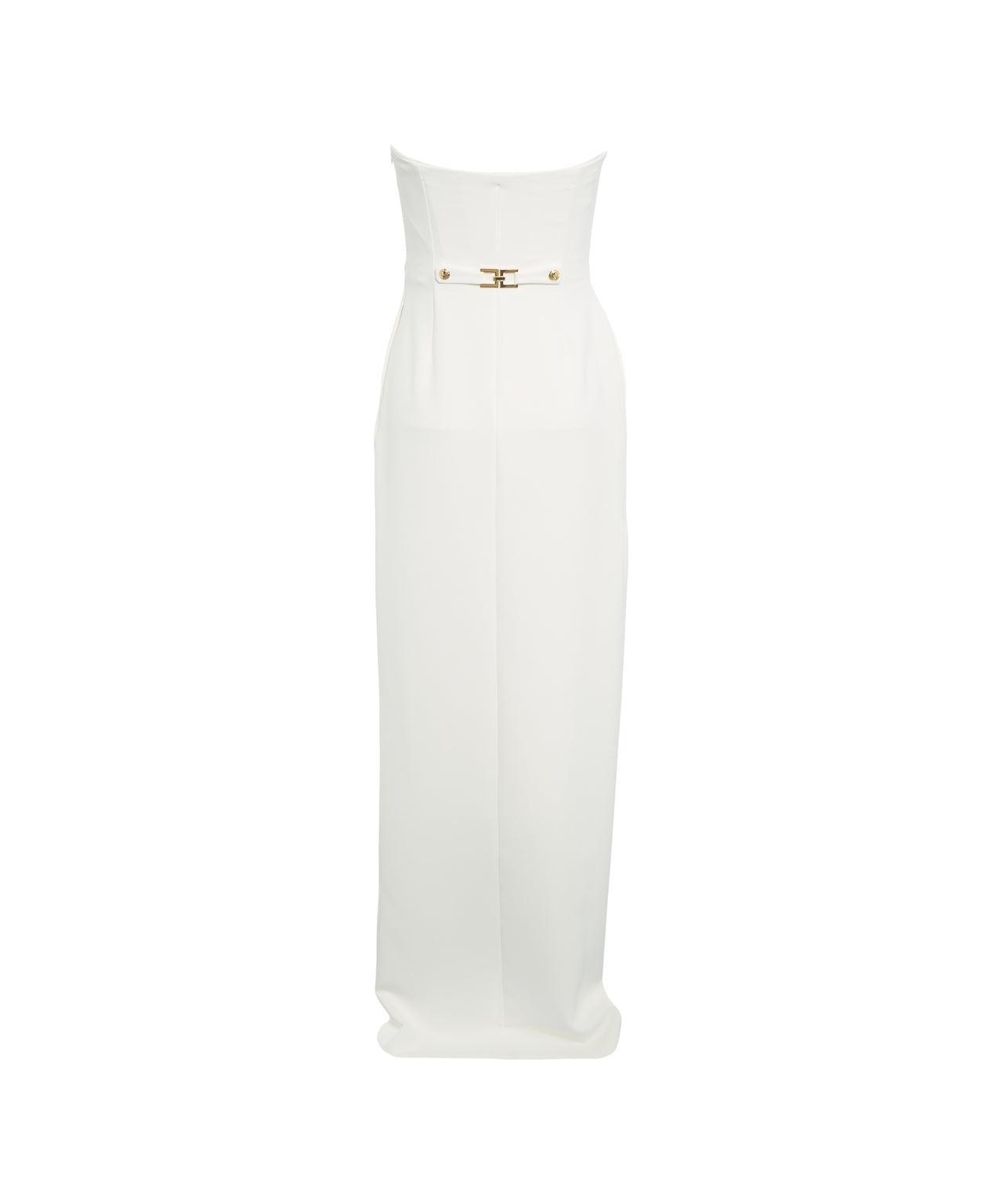 Maxi dress with decorative buttons Product Image