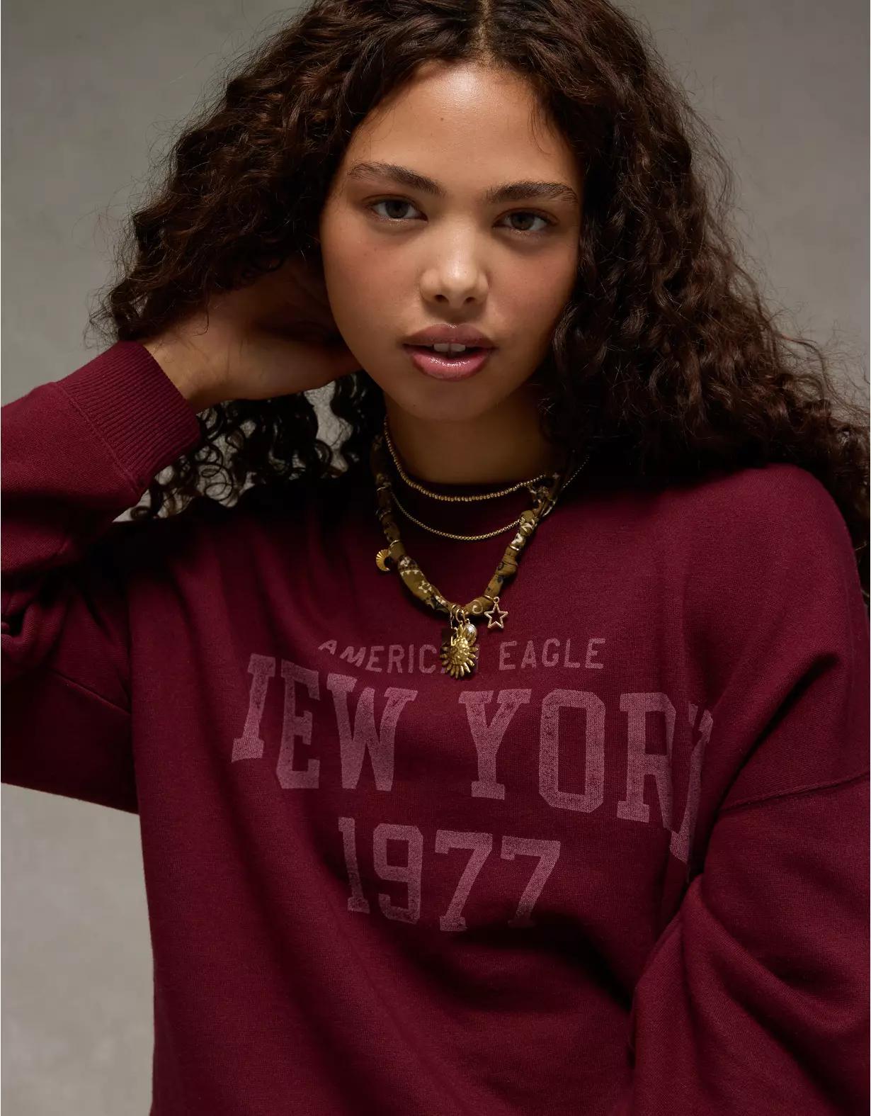 AE Funday Graphic Sweatshirt Product Image