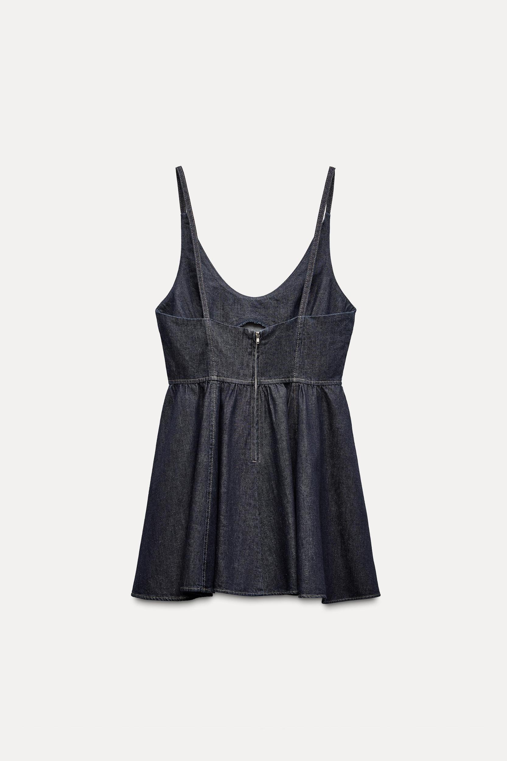 TRF DENIM SWING DRESS Product Image