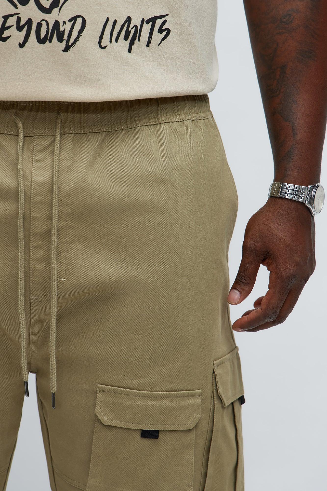 Slim Mission Ready Cargo Pants - Olive Product Image