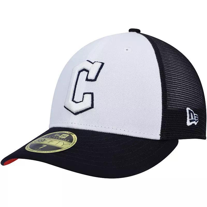 Men's New Era White/Black Chicago White Sox 2023 On-Field Batting Practice Low Profile 59FIFTY Fitted Hat, Size: 7 Product Image