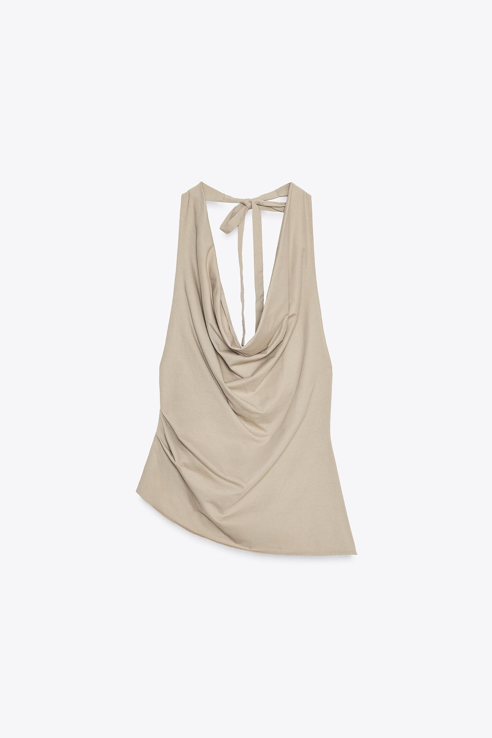 DYED EFFECT HALTER TOP Product Image