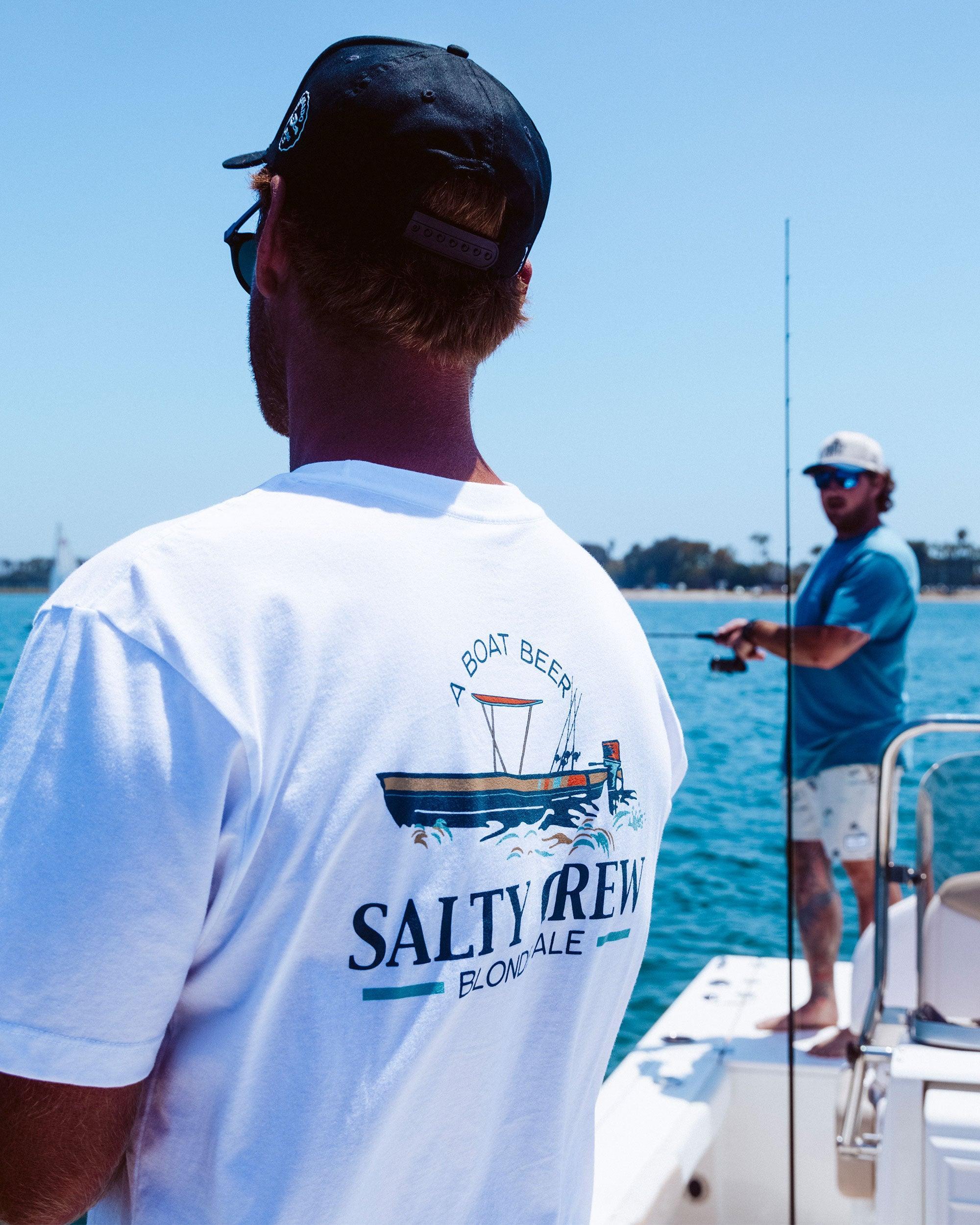 Salty Brew Tee - White Male Product Image