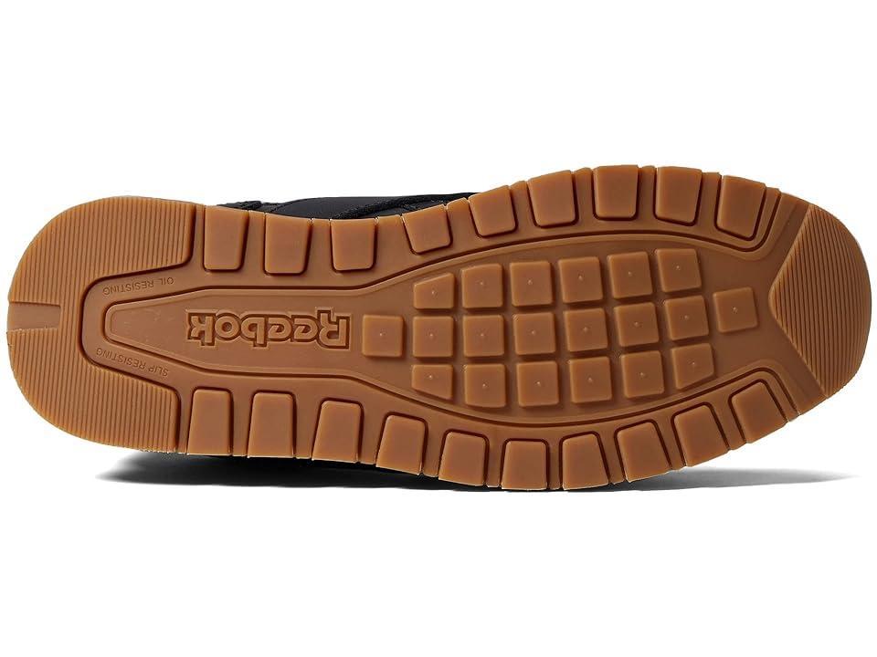 Reebok Harman Work Men's Leather & Suede Composite-Toe Shoes, Size: 9.5, Black Product Image