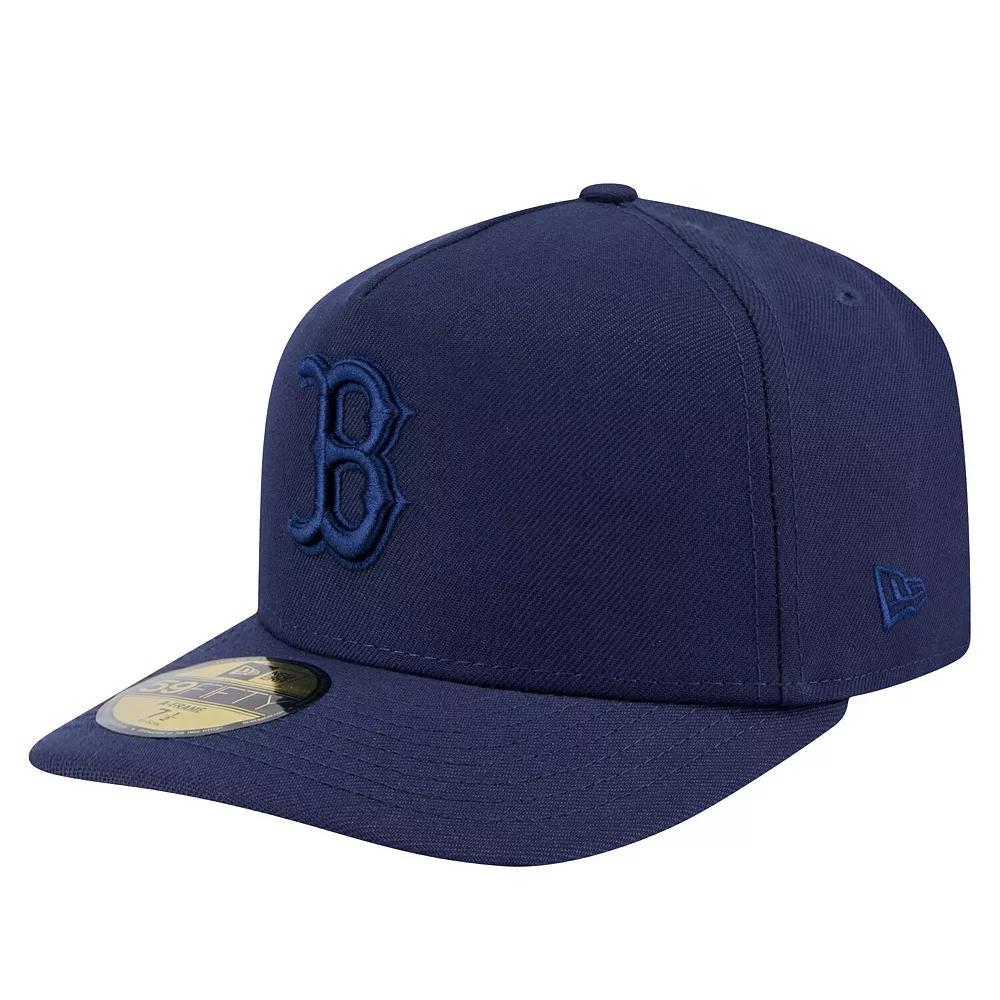 Men's New Era Navy Boston Red Sox Color Pack A-Frame 59FIFTY Fitted Hat, Size: 7 3/8, Blue Product Image