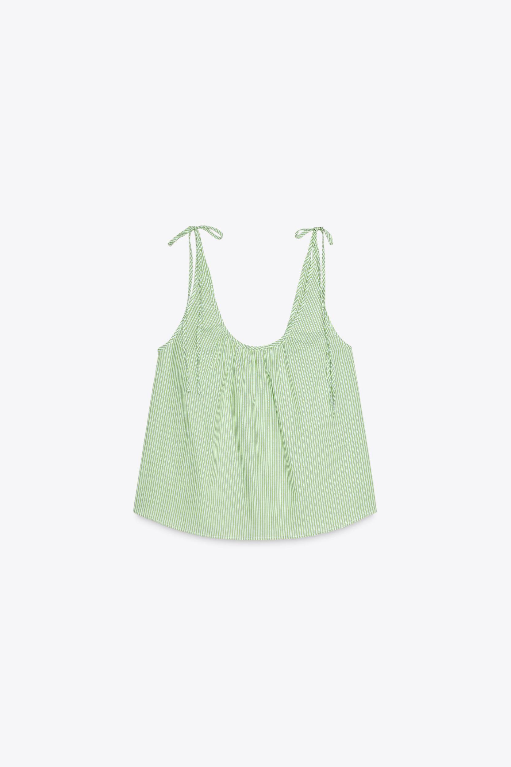 STRIPED STRAPPY TOP Product Image