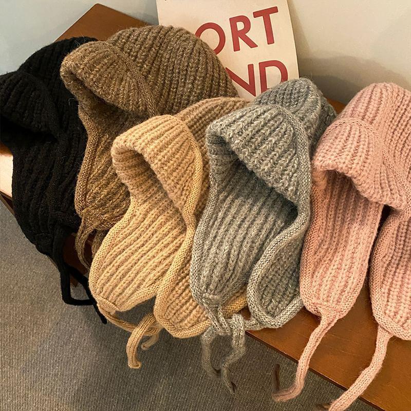 Knit Trapper Hat Product Image