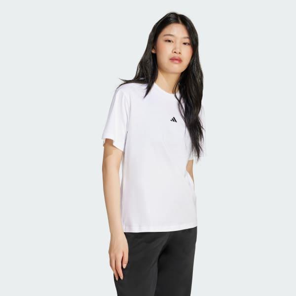 Womens adidas Essentials Small Logo Cotton T-Shirt Product Image