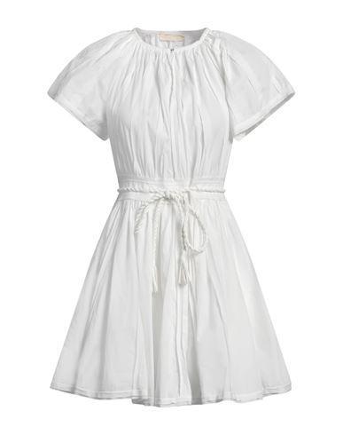 ULLA JOHNSON Woman Mini Dress White Size 4 Cotton Product Image