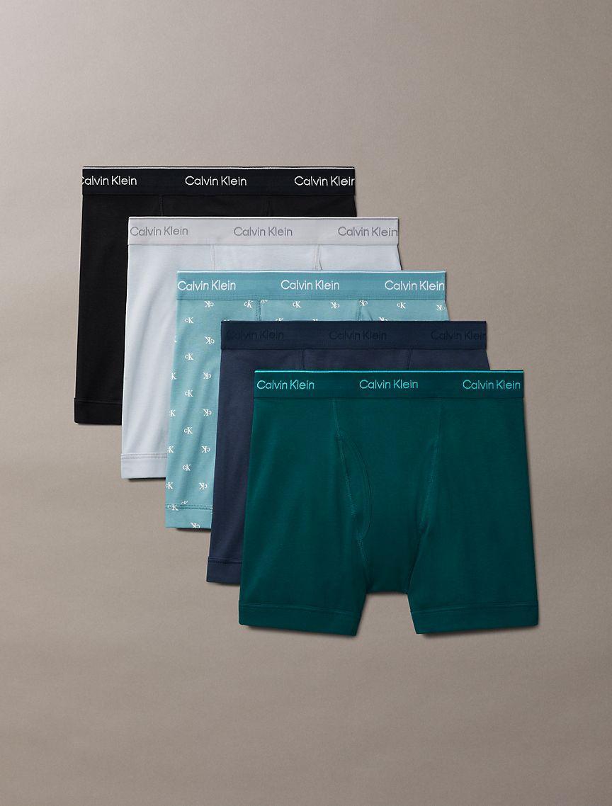 Calvin Klein Mens Cotton Classics 5-Pack Boxer Brief - Black Product Image