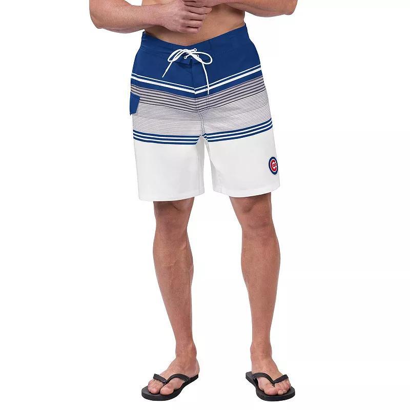 Men's G-III Sports by Carl Banks Red/White St. Louis Cardinals Jump Shot Volley Board Shorts, Size: Large Product Image