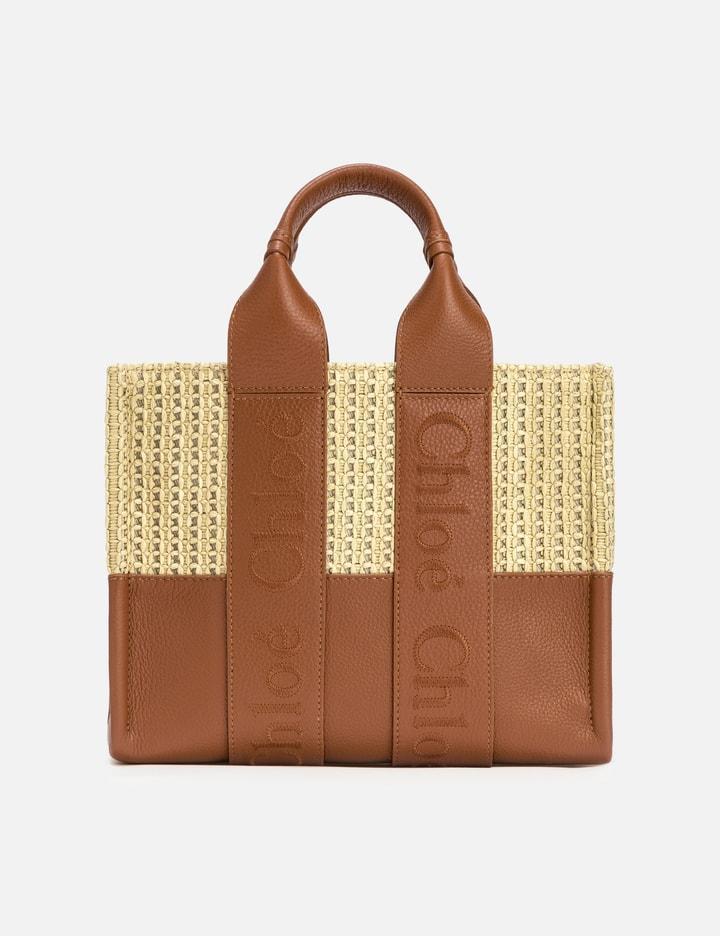 CHLOÉ Small Woody Tote Bag In Brown Product Image