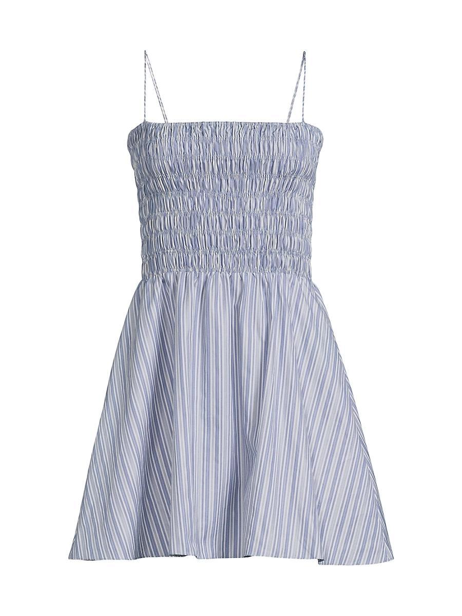 Womens Union Striped Cotton Minidress Product Image
