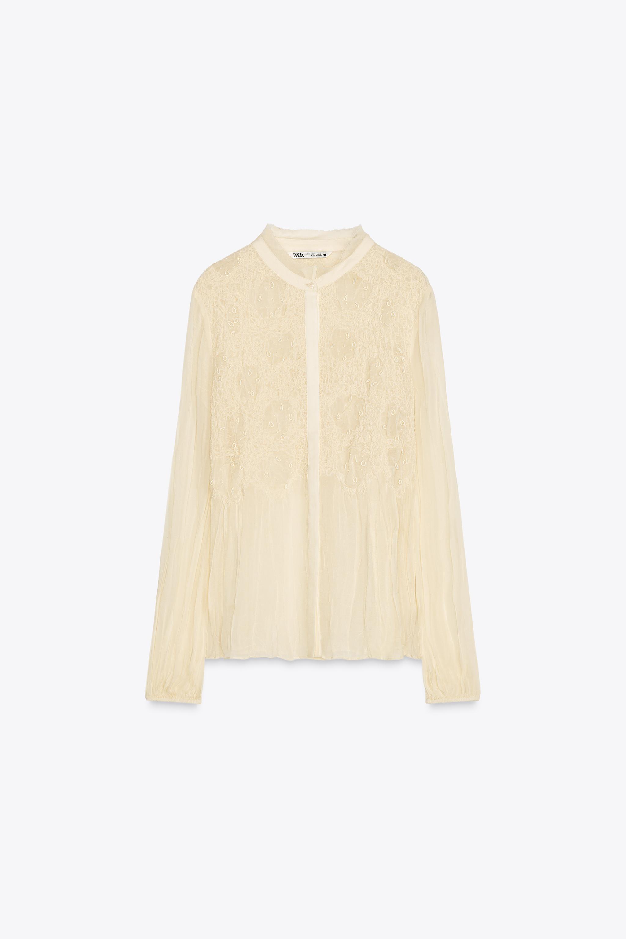 BEADED EMBROIDERED BLOUSE ZW COLLECTION Product Image