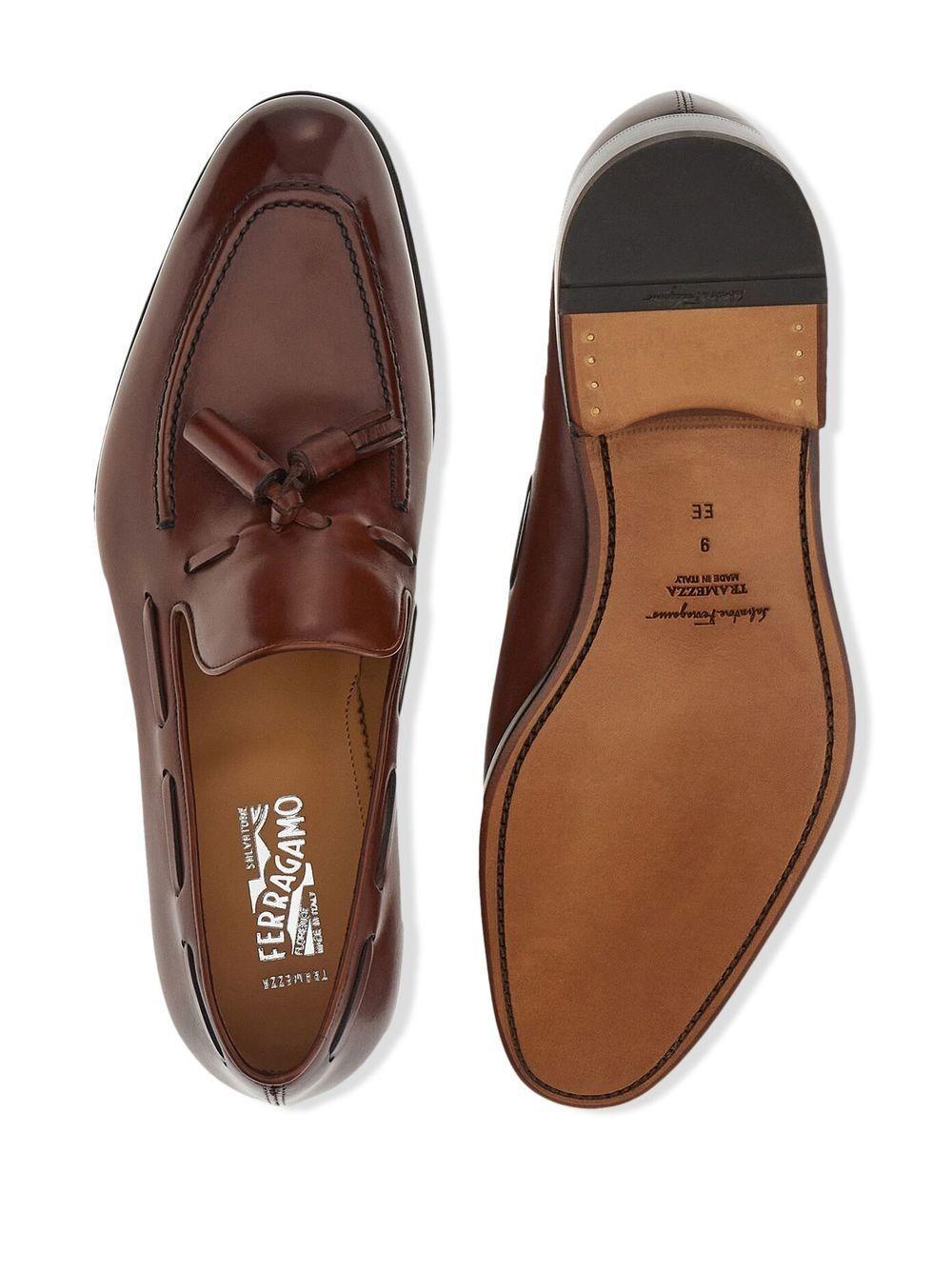 tasselled leather loafers Product Image