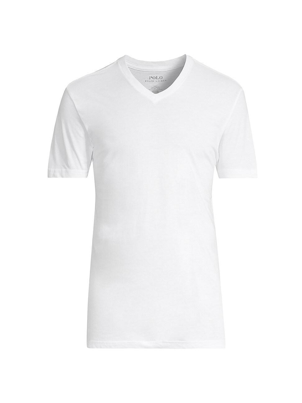 Polo Ralph Lauren Classic Fit V-Neck Undershirt, Pack of 3 Product Image