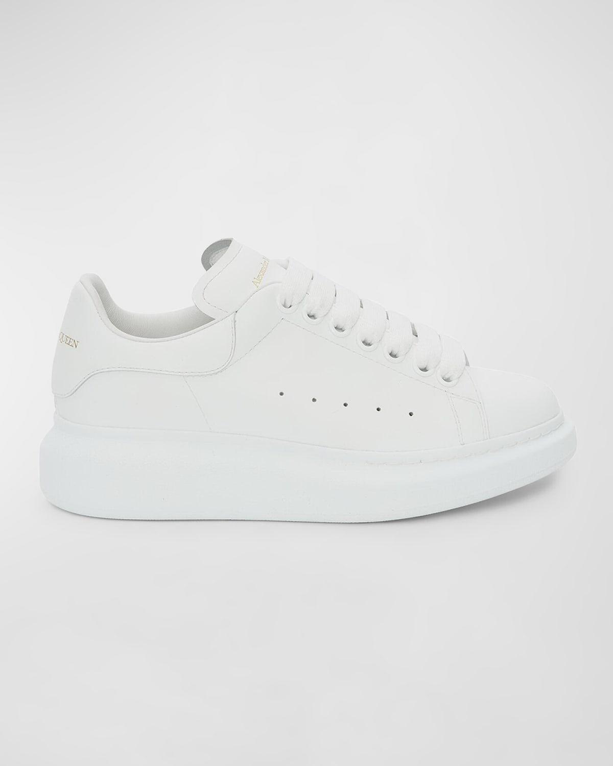 Mens Oversized Leather Platform Sneakers Product Image
