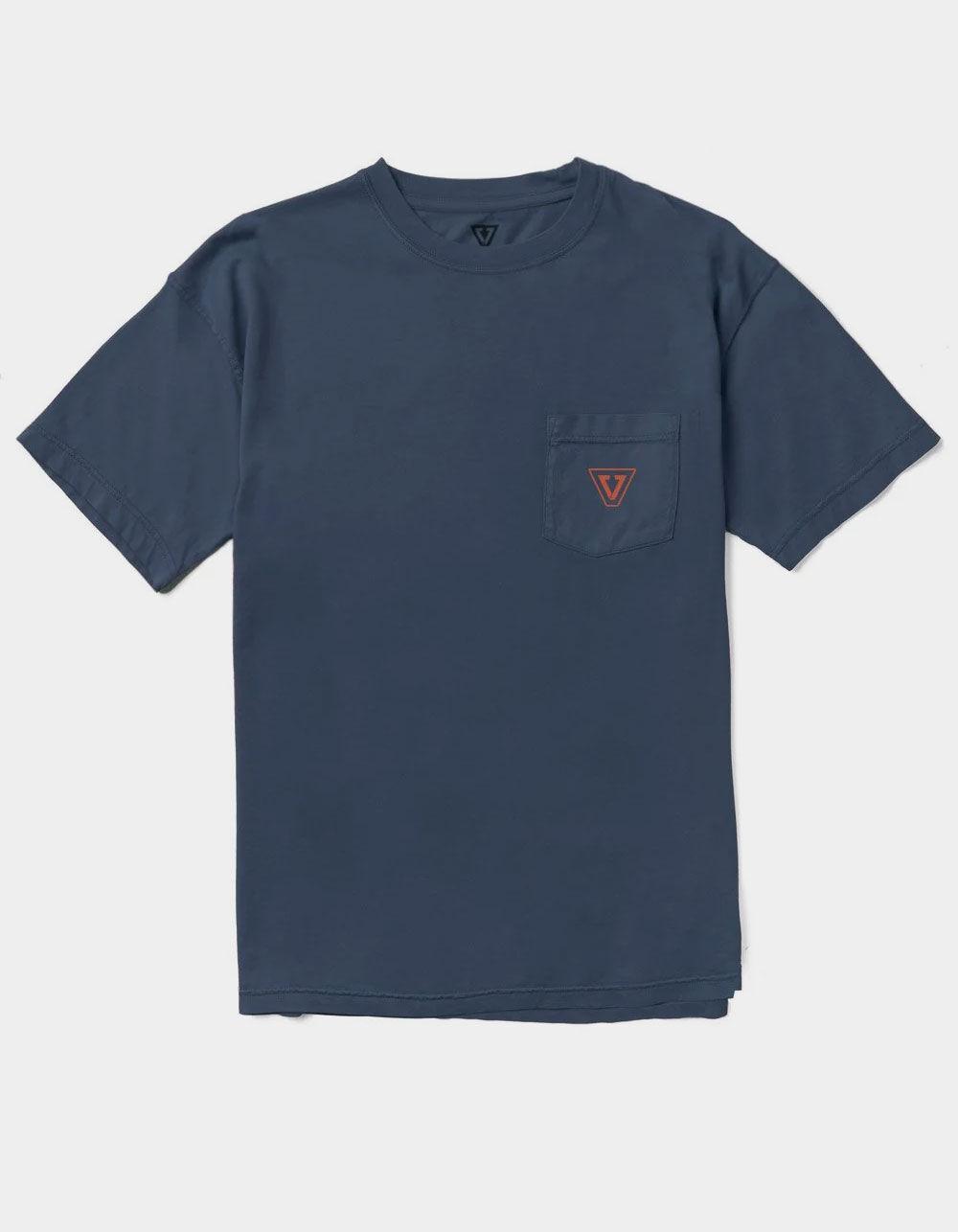 VISSLA Stoke Supply Mens Pocket Tee - NAVY Product Image