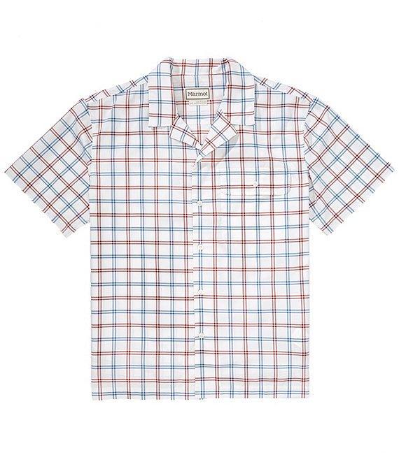 Marmot AirExchange SolarShield Camp Novelty Windowpane Short Sleeve Woven Camp Shirt Product Image