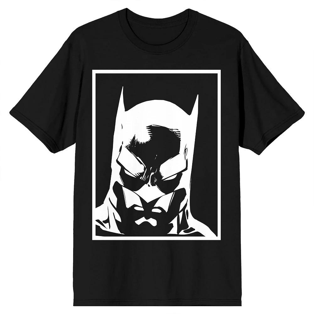 Men's DC Comics Batman Metallic Ink Tee, Size: XXL, Black Product Image