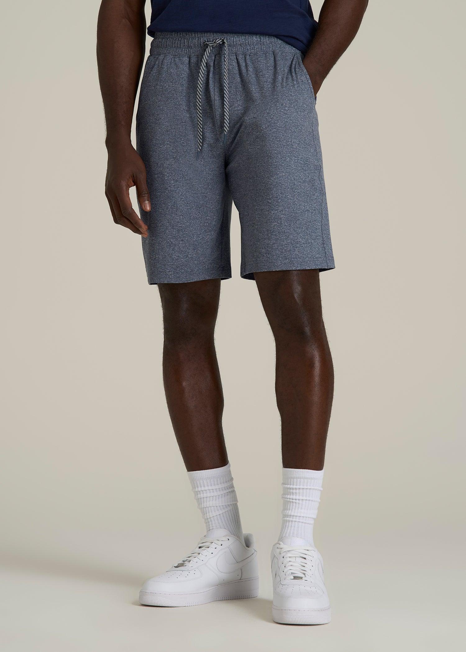 Weekender Stretch Lounge Shorts for Tall Men in Navy Mix Male Product Image
