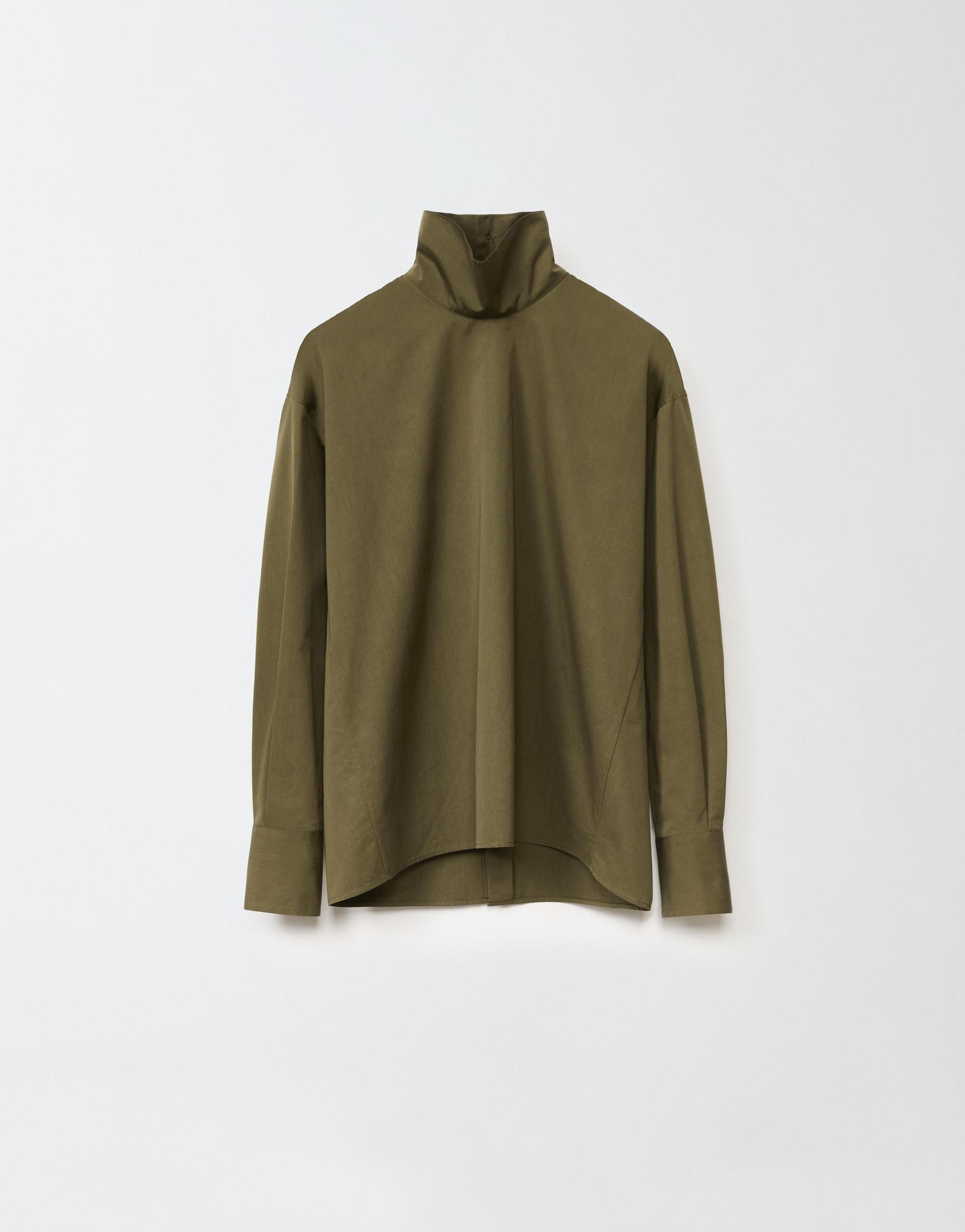FABIANA FILIPPI Poplin Shirt In Green Product Image