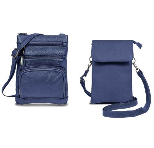 Genuine Leather Cross-body Purse with Leather Small Cross-body Purse Pouch Product Image