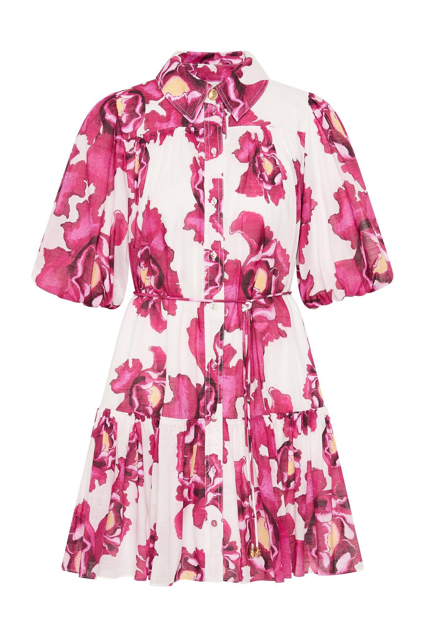 Solace Lace Trim Mini Dress Product Image