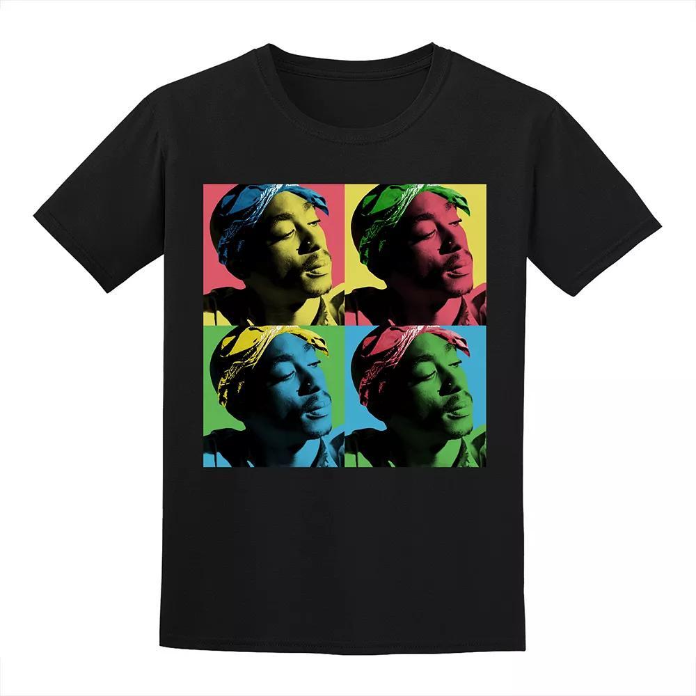 Men's Tupac Tee, Size: XXL, Black Product Image