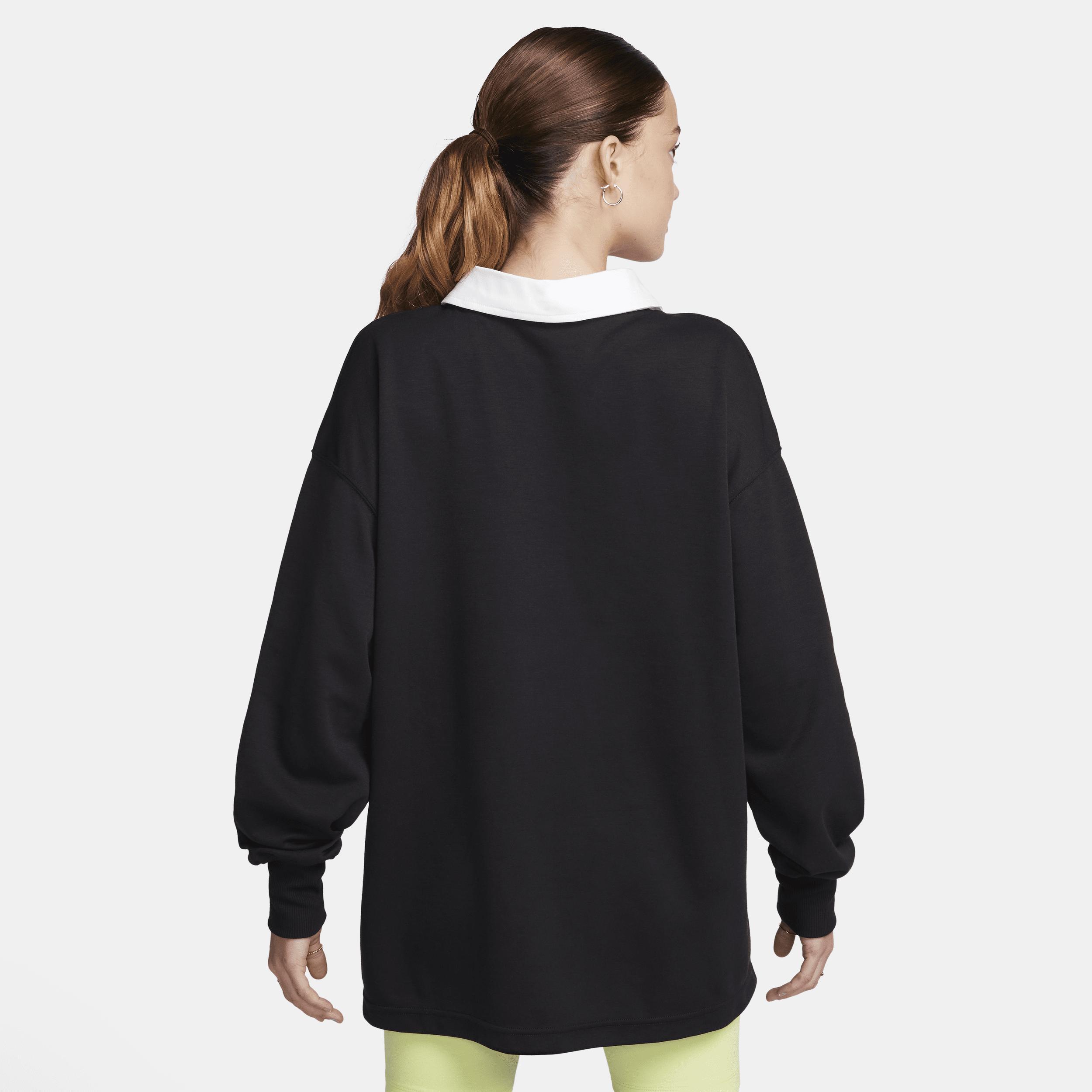 Nike Essential oversized long sleeve polo Product Image