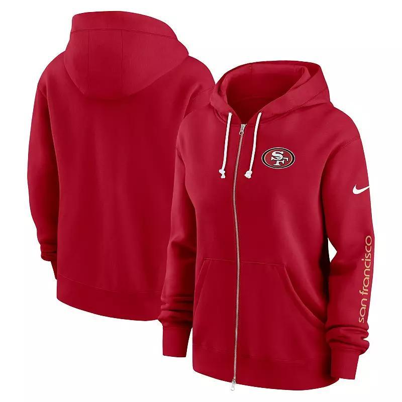 Women's Nike Midnight Green Philadelphia Eagles Phoenix Hoodie Full-Zip Sweatshirt, Size: XL Product Image