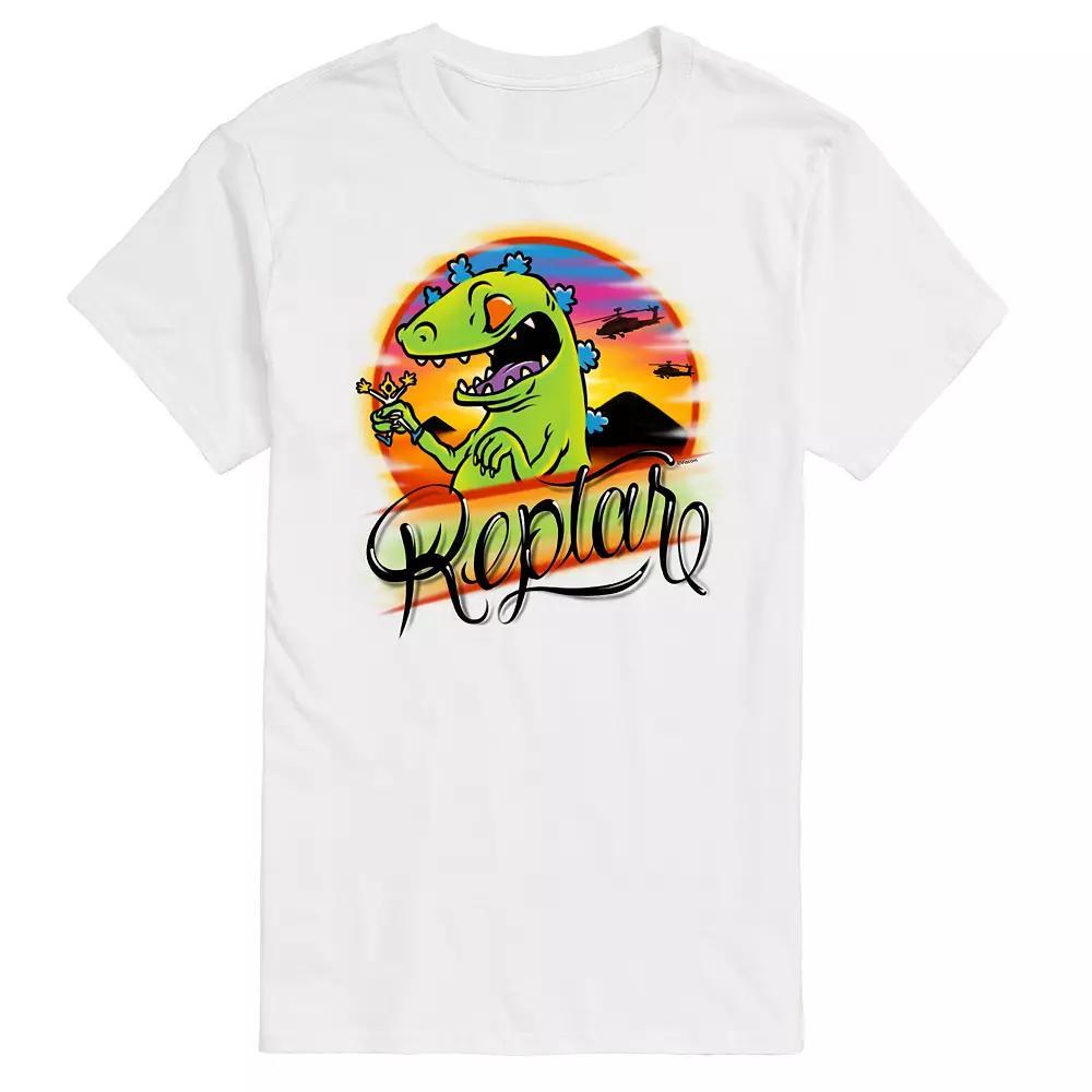 Big & Tall Rugrats Tropical Reptar Graphic Tee, Mens Product Image