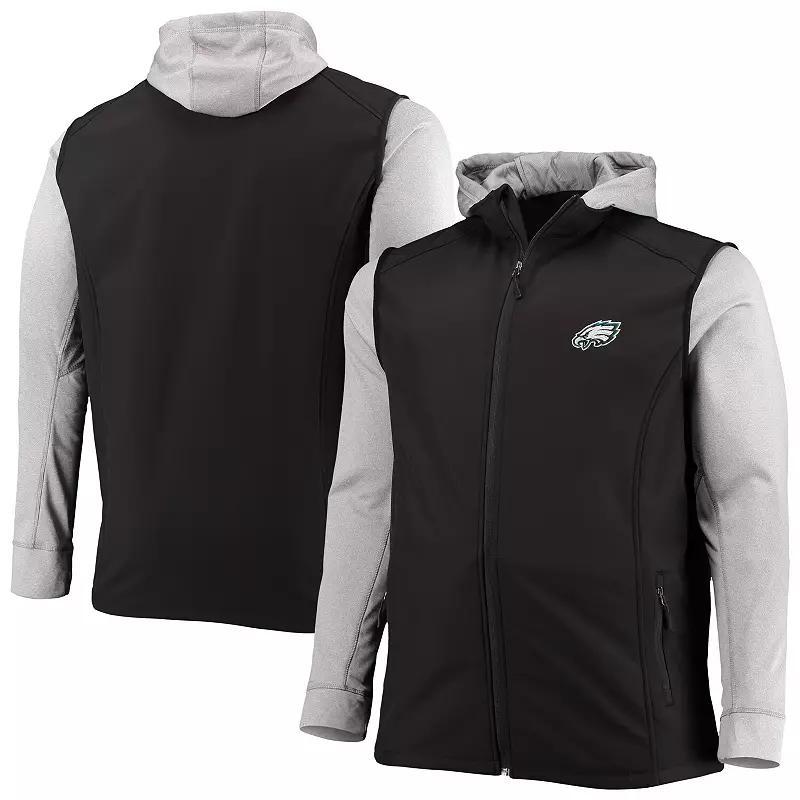 Mens Dunbrooke /Gray New Orleans Saints Big & Tall Alpha Full-Zip Hoodie Jacket Product Image