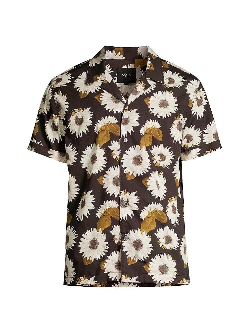 Men's Moreno Flower-Print Camp Shirt Product Image