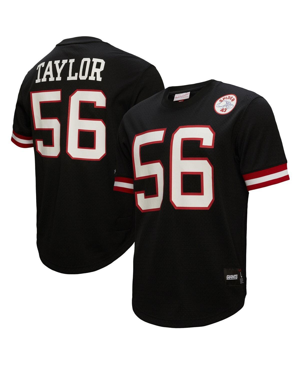 Men's Mitchell & Ness Lawrence Taylor Black New York Giants Big & Tall Mesh Player Name & Number Top, Size: 4XLT Product Image