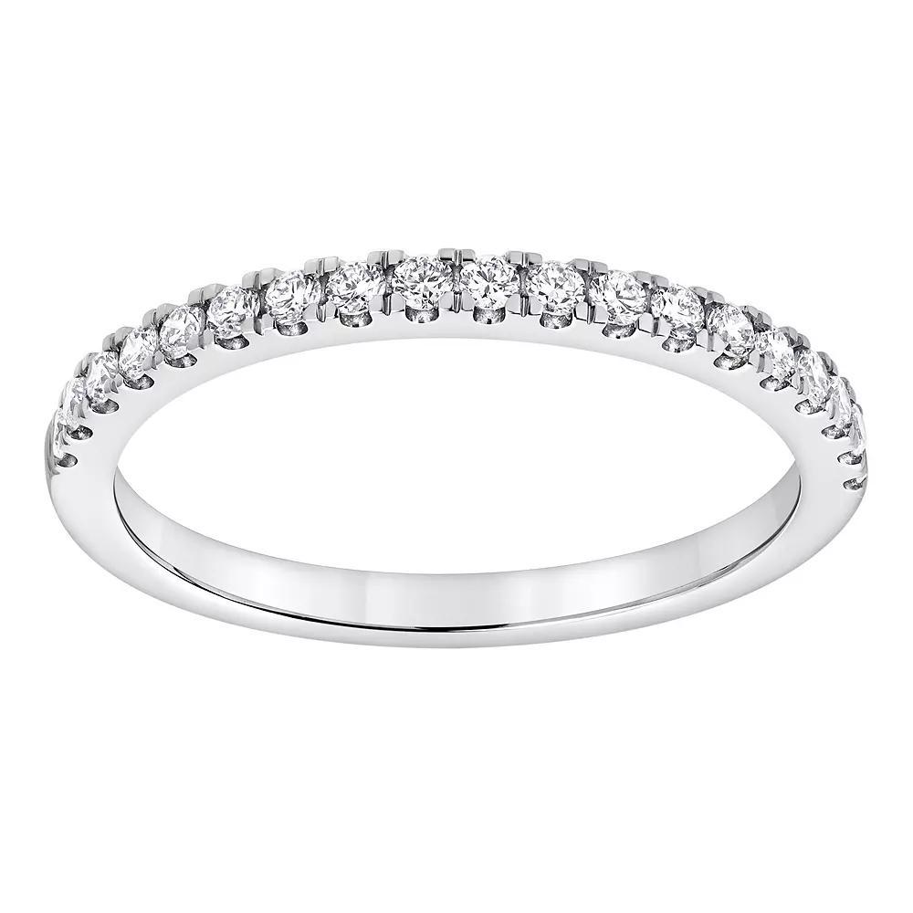 Diamond Brilliance 14k White Gold 1/4 Carat T.W. Lab-Grown Diamond Wedding Band, Women's, Size: 9, 14k Gold Product Image