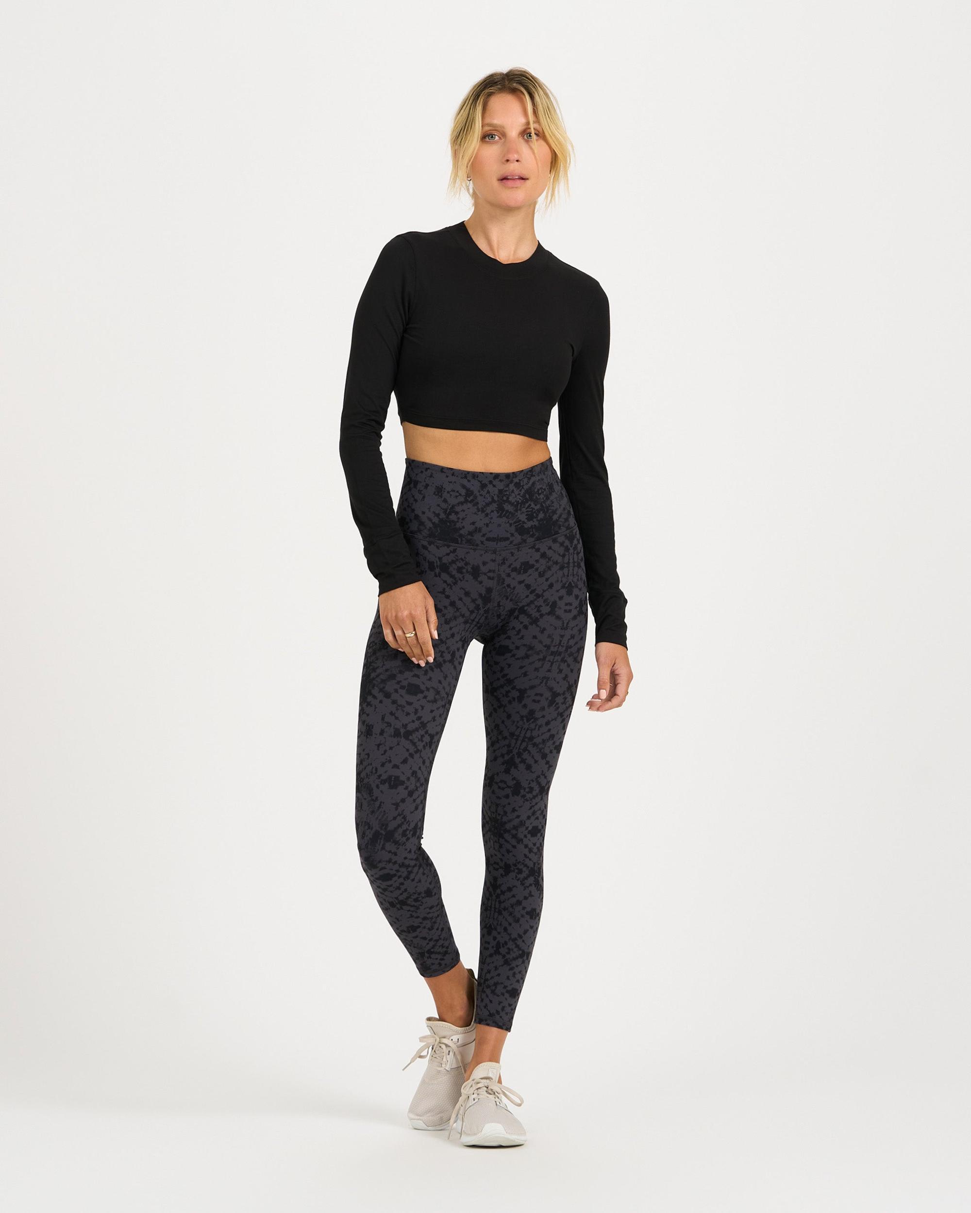 Long-Sleeve Lux Crop Tee Product Image