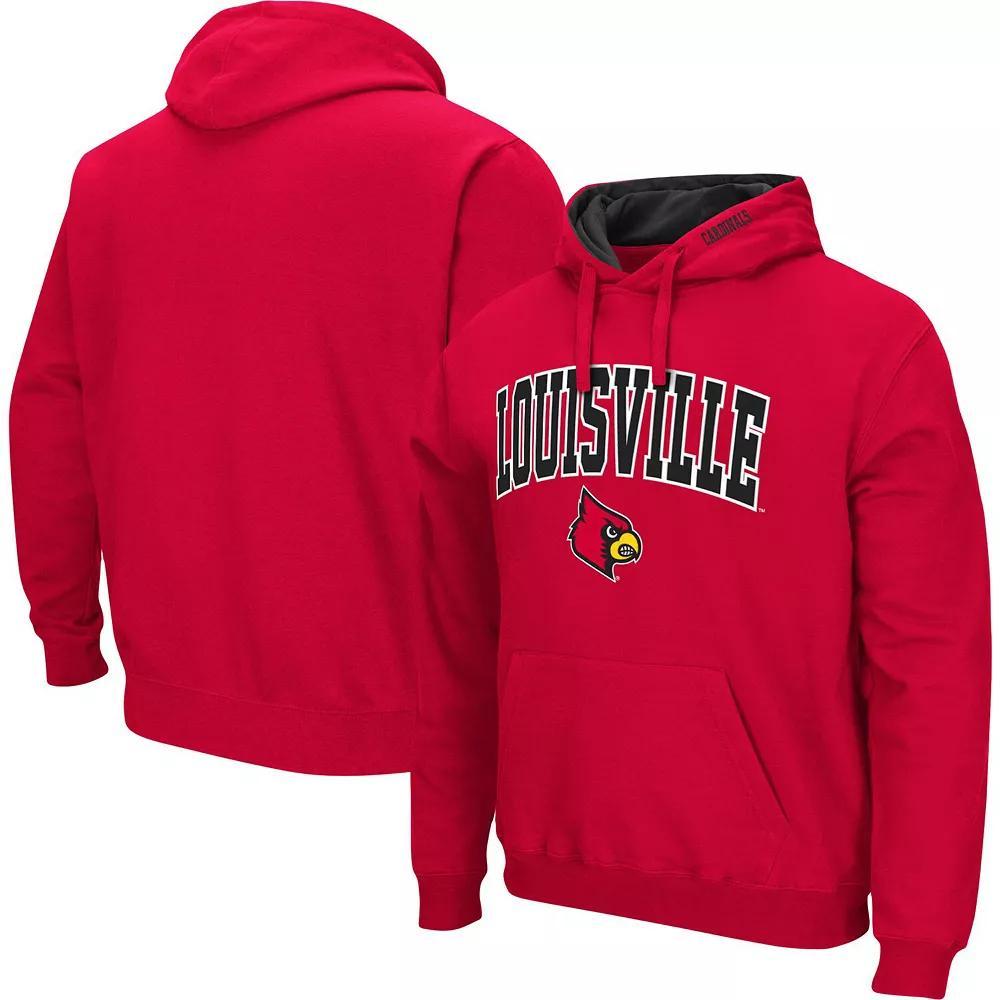 Men's Colosseum Blue Florida Gulf Coast Eagles Arch & Logo 3.0 Pullover Hoodie, Size: 3XL, Nc2 Blue Product Image