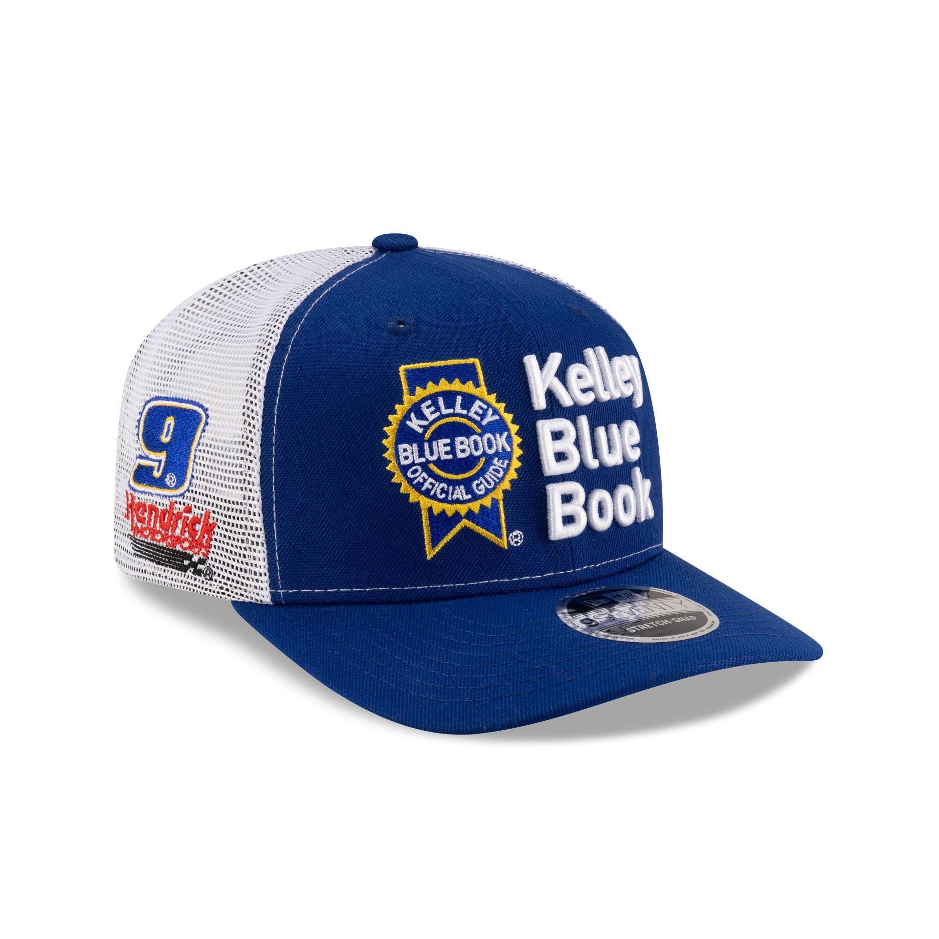 Hendrick Motorsports Chase Elliott Kelly Blue Book Partner 9SEVENTY Stretch-Snap Trucker Hat Male Product Image