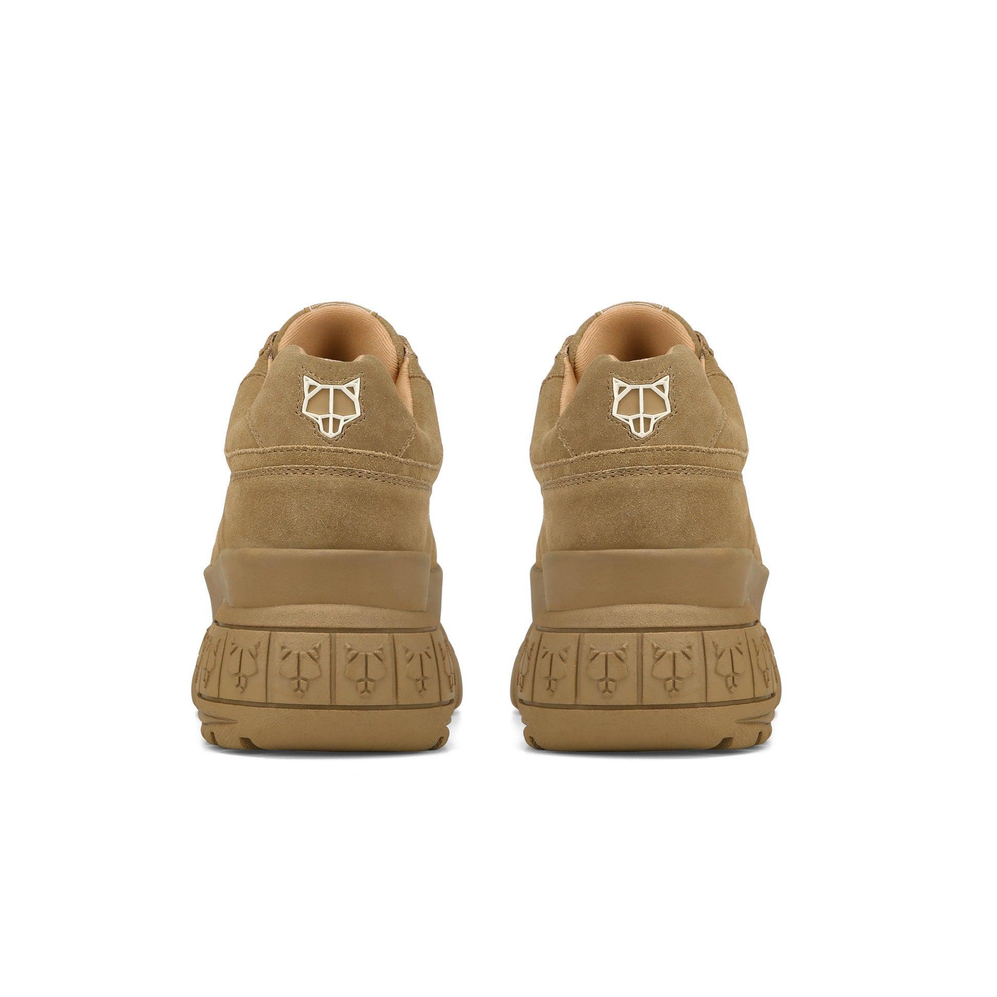Sporty Taupe Suede Product Image