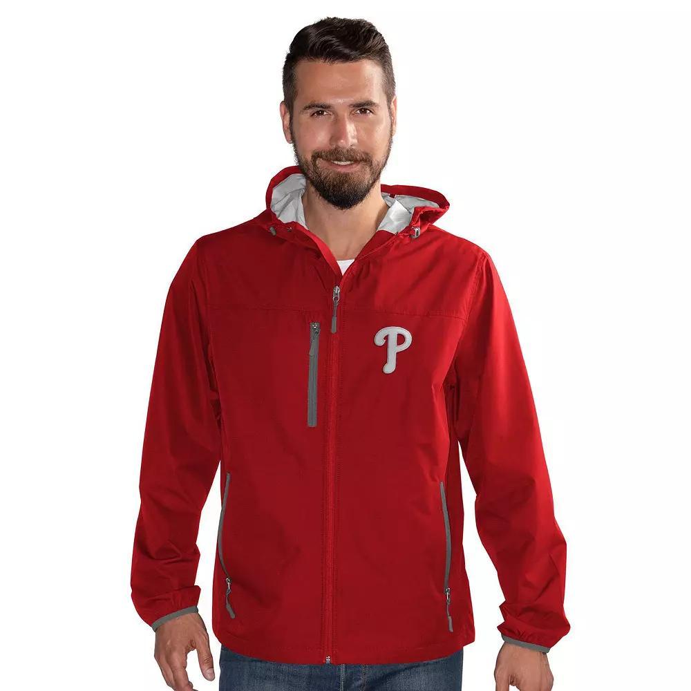Men's G-III Sports by Carl Banks  Royal Chicago Cubs Double Play Hooded Lightweight Full-Zip Jacket, Size: XL, Blue Product Image