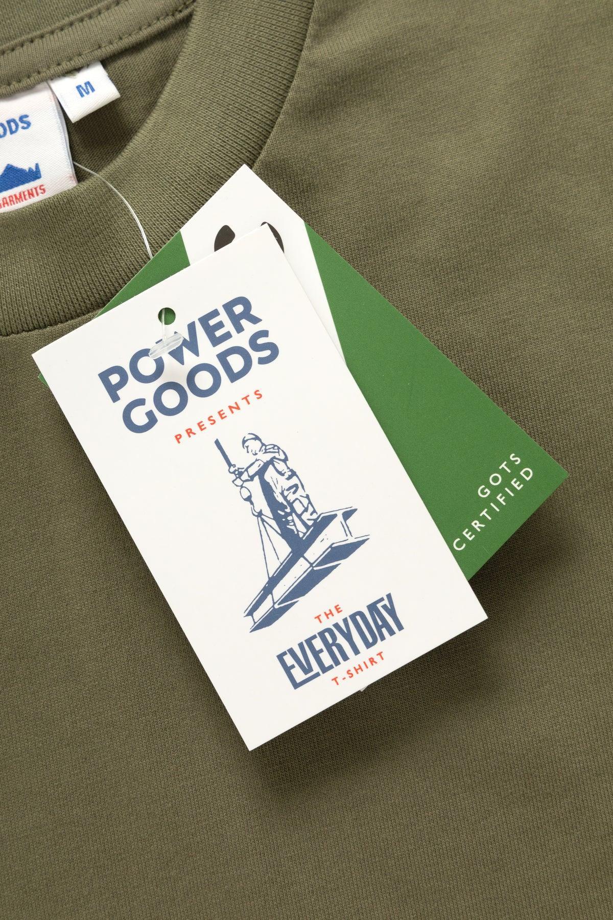 Power Goods - Everyday Tee - Olive Product Image