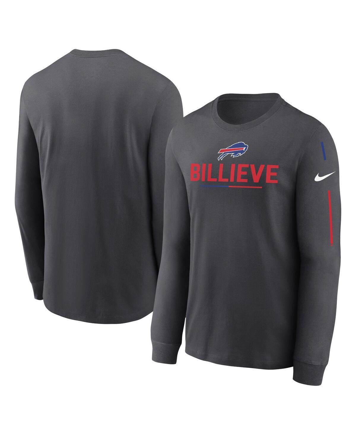 Men's Nike Black New Orleans Saints Team Slogan Long Sleeve T-Shirt, Size: 2XL Product Image